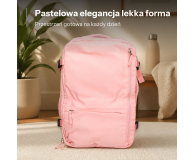 ExtraLink Black Forest by KM03 Różowy podręczny kabinowy + kosmetyczka - 1570050 - zdjęcie 7